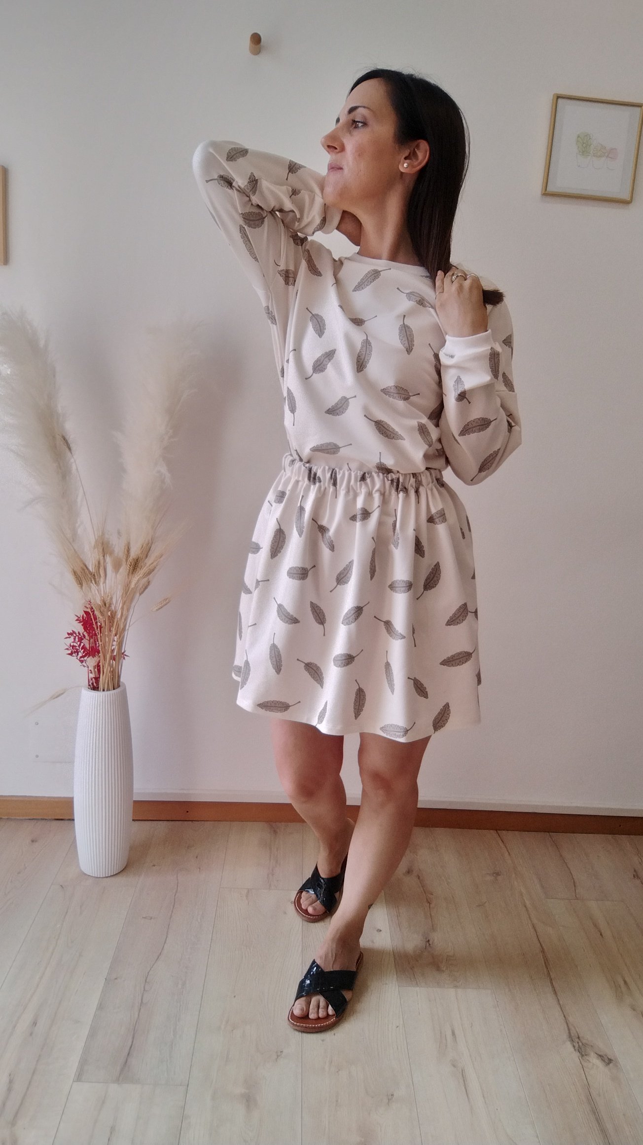 Gonna Mme Bovary con foglie - immagine 6